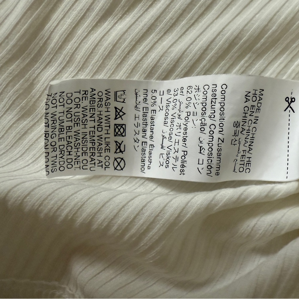 SHEIN White Babydoll Dress with Bishop Sleeves - Picture 8 of 8